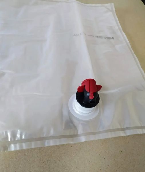 Пакет Bag in box 10л прозрачный с центральным краном BAG_10L_ЦК_Прозр фото